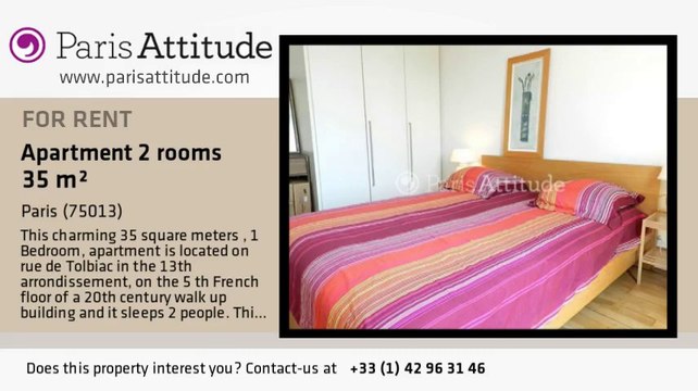 1 Bedroom Apartment for rent - Bibliothèque François Mitterrand, Paris - Ref. 8736