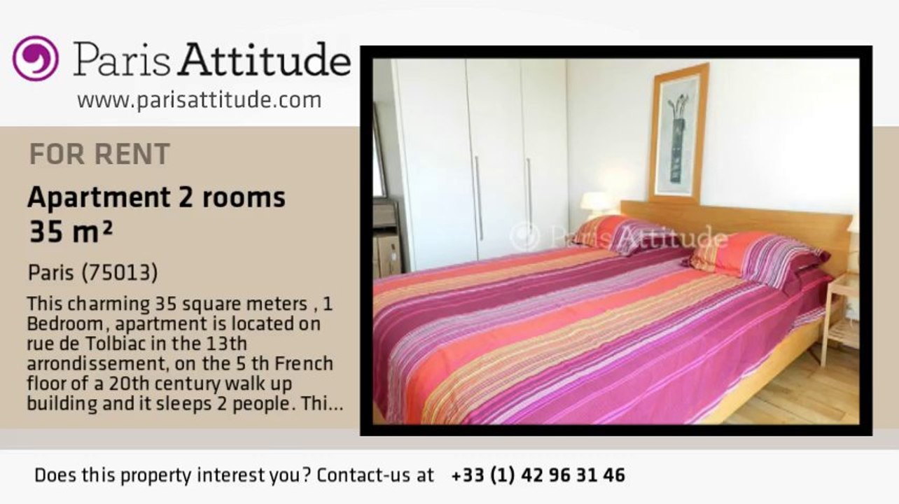 1 Bedroom Apartment for rent - Bibliothèque François Mitterrand, Paris - Ref. 8736