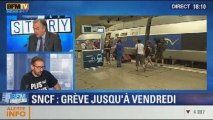 BFM Story: la grève des cheminots de la SNCF contre la réforme ferroviaire - 11/12
