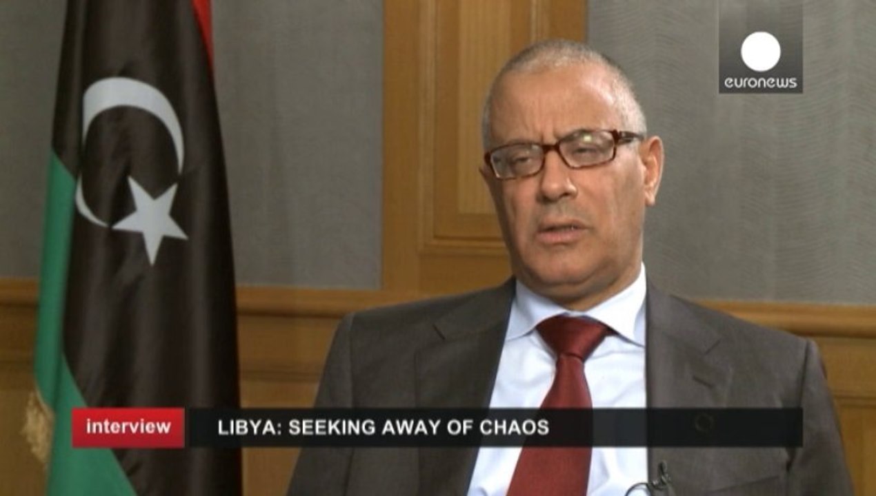 Ali Zeidan, PM of Libya tells euronews he hopes...
