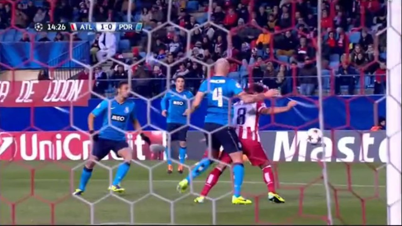 Gol Raúl García (ATM 1-0 FCP)