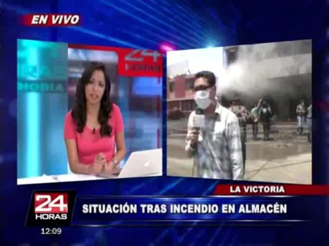 Incendio en La Victoria: así luce el almacén de llantas luego del siniestro