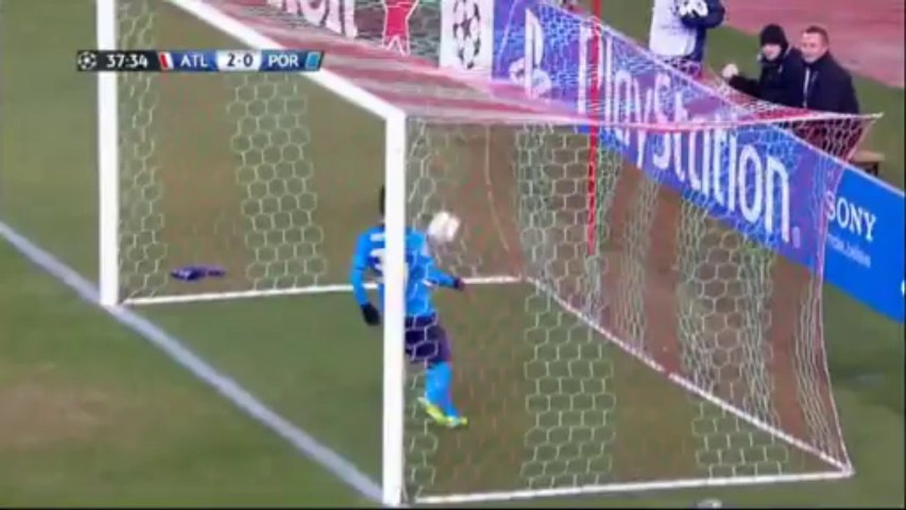 Gol Diego Costa (ATM 2-0 FCP)