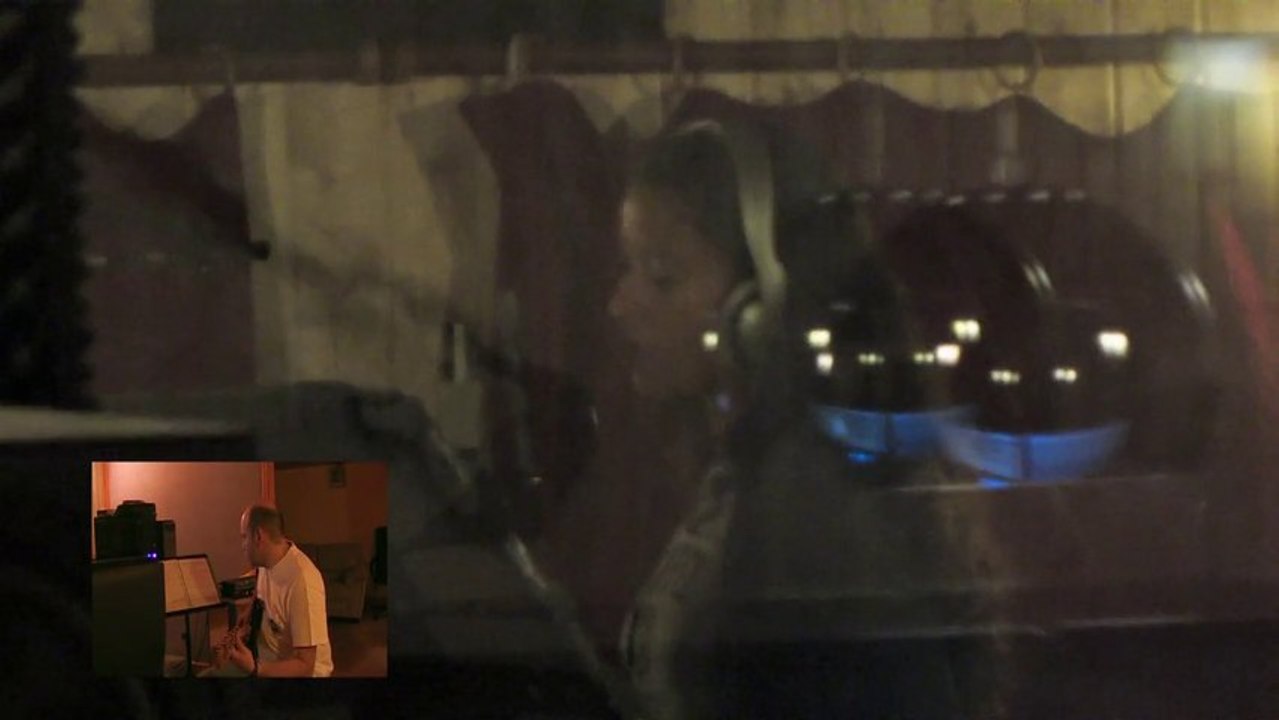 The power of angels. Recording guitars & backing vocals