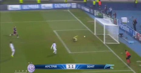 Austria Vienna  1 - 1 Zenit Petersburg      44'   Hosiner P. Champions League 11/12/13