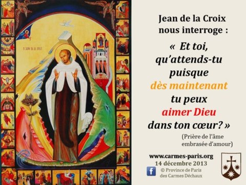 2. Prier avec l'icône de saint Jean de la Croix