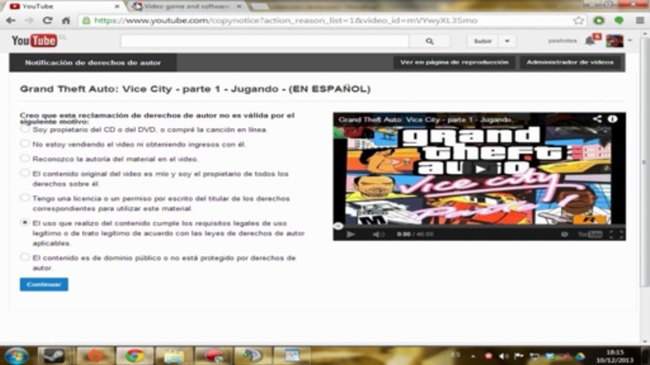 Información acerca de Youtube