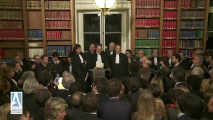 Elections ordinales 2013 : discours d'investiture de Pierre-Olivier Sur, bâtonnier élu