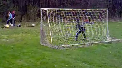 Slovenian Team Trains Goalie with Cannon