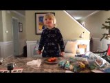 Adorable Boy Reacts to Star Wars Theme