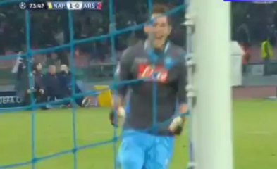 Napoli - Arsenal 1-0 Goal Higuain Auriemma
