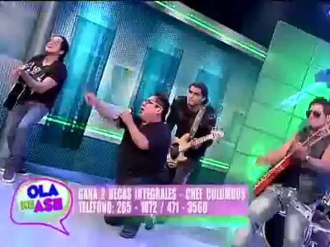 El rock llegó a Ola ke Ase con Los Mojarras y su exitoso tema 'Contigo Perú' (1/2)