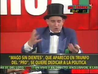 truco del mago sin dientes