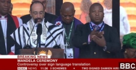 Interpreter At Nelson Mandela Memorial Called A Fake