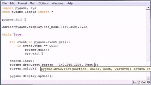 Game Development Tutorial - 6 - Drawing Shapes By MNRAQ