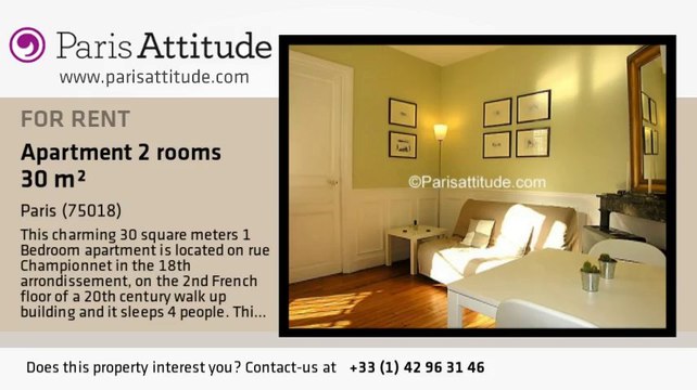 1 Bedroom Apartment for rent - Jules Joffrin - Mairie du 18ème, Paris - Ref. 5071