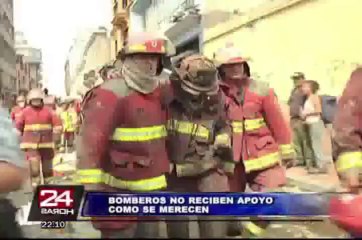 Héroes olvidados: la triste realidad de los bomberos peruanos
