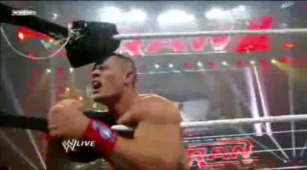 Rey Mysterio vs John Cena WWE Champion RAW 7_25_11