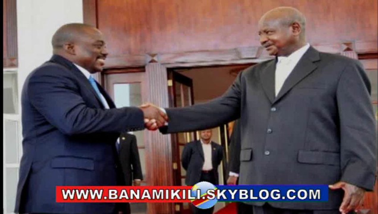 D'un ton autoritaire Museveni mentor du petit Kabila confirme que la RDC signera un document peu importe le titre