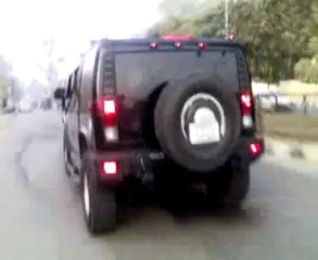 Salman Khan driving  car in mumbai