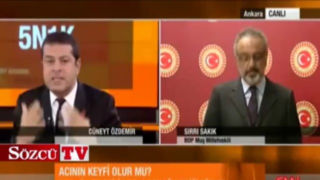 Sakık ile Özdemir arasında gergin anlar