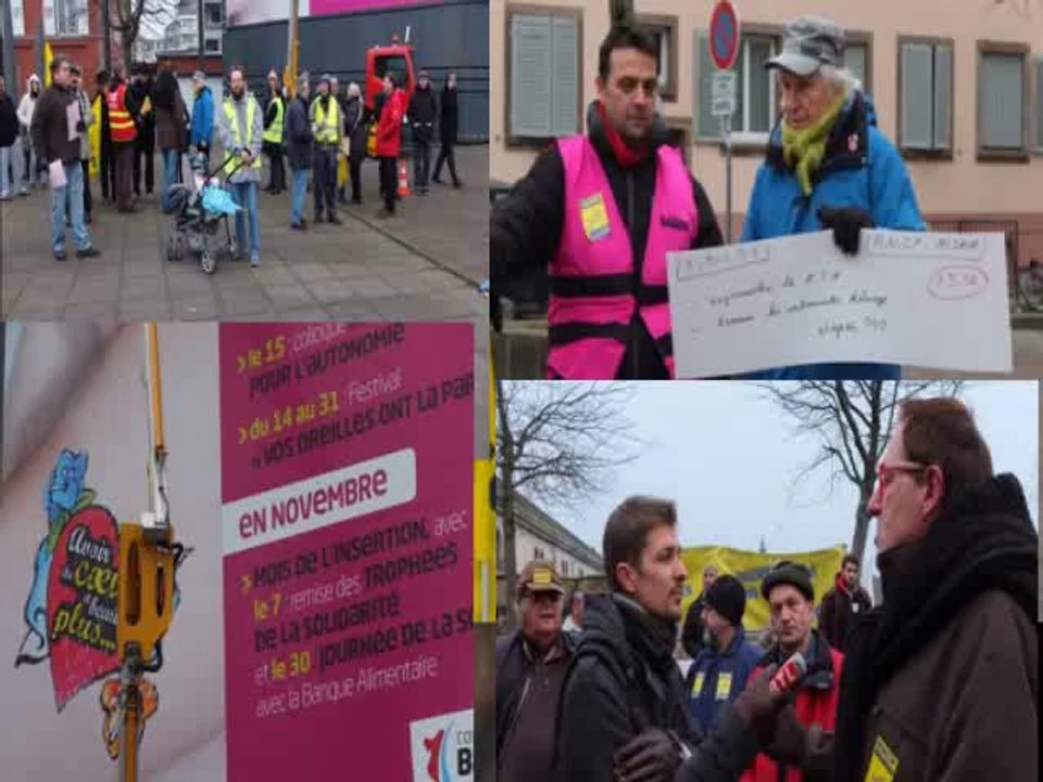 Non à la stigmatisation des personnes aux #RSA ! #Strasbourg #Novembre2013