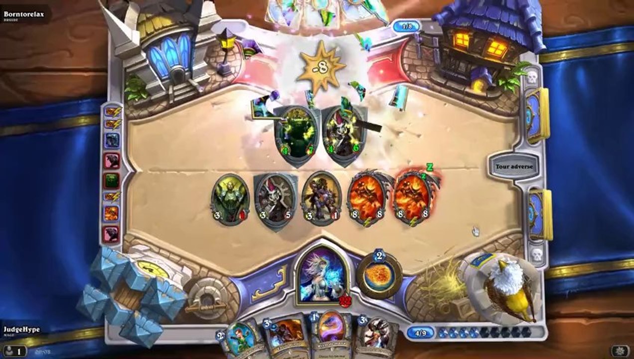 HearthStone: Double Ragnaros sur le plateau de jeu