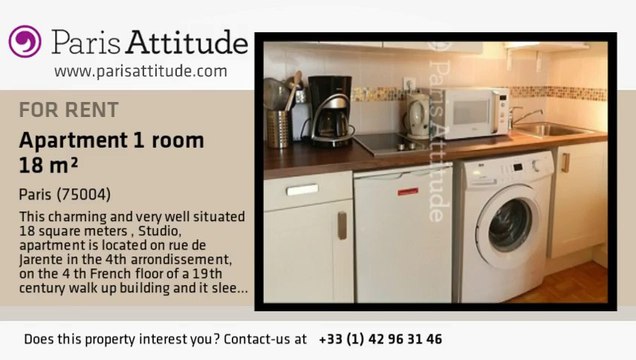 Studio Apartment for rent - Place des Vosges, Paris - Ref. 7895