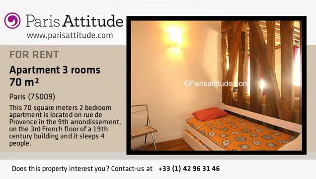 2 Bedroom Apartment for rent - Grands Magasins - La Fayette, Paris - Ref. 957