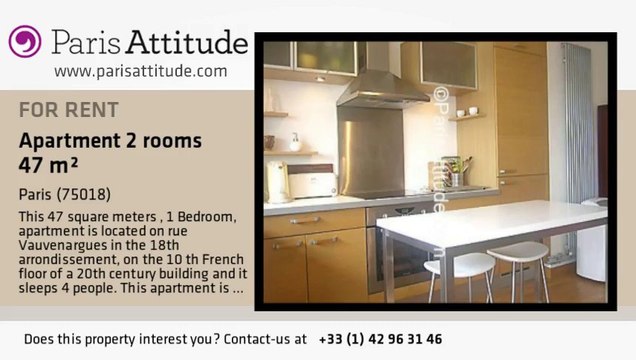 1 Bedroom Apartment for rent - Montmartre, Paris - Ref. 3379