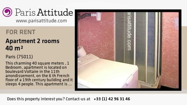 1 Bedroom Apartment for rent - Voltaire, Paris - Ref. 6792