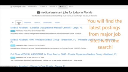Hospital Jobs Search Engine