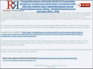 Transportation Systems and Analytics Market 2018