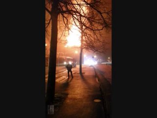 Besançon explosion du toit de la pelote