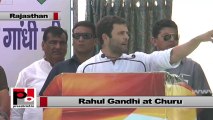 Rahul Gandhi in Churu (Rajasthan): BJP incites communal violence wherever they go