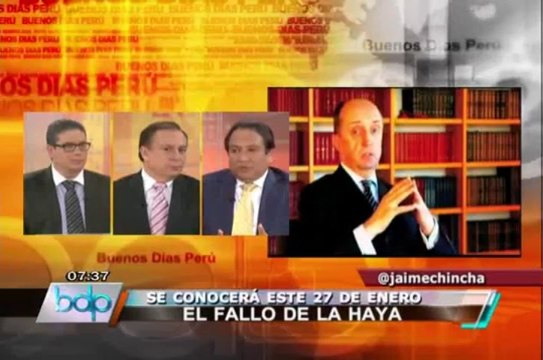 Analistas afirman que fallo de La Haya sería un balón de oxígeno para Humala (1/2)