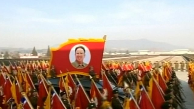 North Korean army stages mass rally as loyalty to Kim dynasty