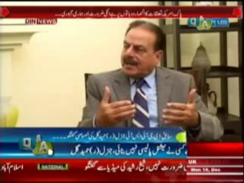 Q & A with PJ Mir (Sabik DG ISI General (R) Hamid Gul Ki Khasusi Guftgu) 16 December 2013 Part-3