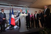 Inauguration du site du futur lycée français François Mitterrand à Brasilia