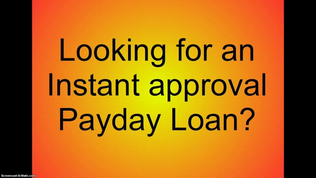 Instant approval payday loans- payday loans instant approval