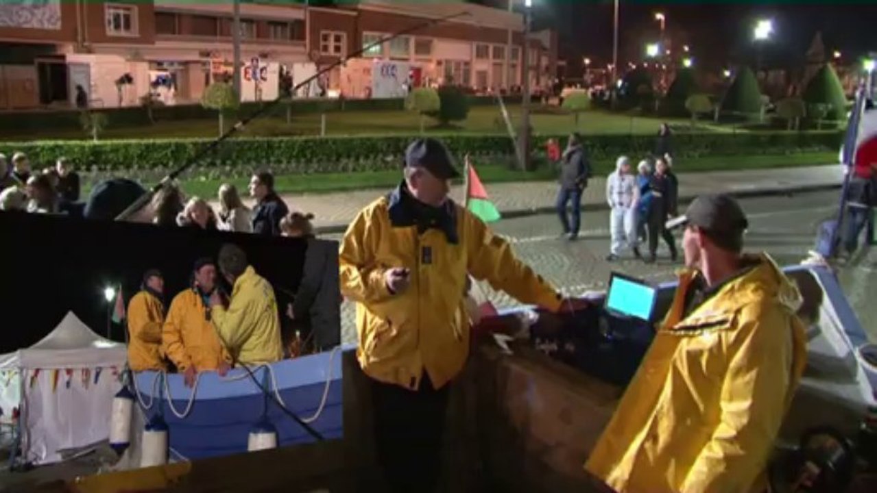 Téléthon 2013 : coulisses de la Caravane du Nord France Télévisions à Calais (62)