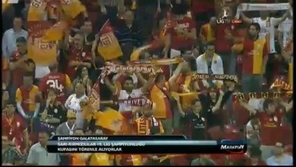 Galatasaray Trabzonspor Maçı Sonrası Kupa Töreni 18 Mayıs 2013