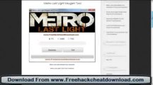 Metro Last Light Key Generator KeyGen Free Download No Password