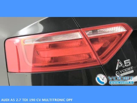 VODIFF : AUDI OCCASION ALSACE : AUDI A5 2.7 TDI 190 CV MULTITRONIC DPF