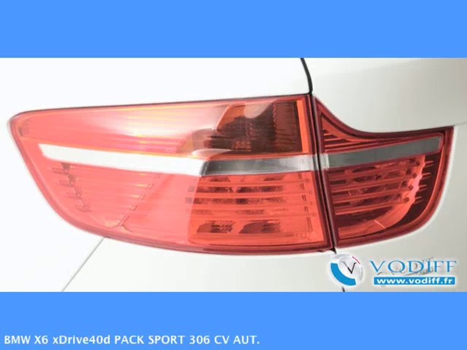 VODIFF : BMW OCCASION ALSACE : BMW X6 xDrive40d PACK SPORT 306 CV AUT.