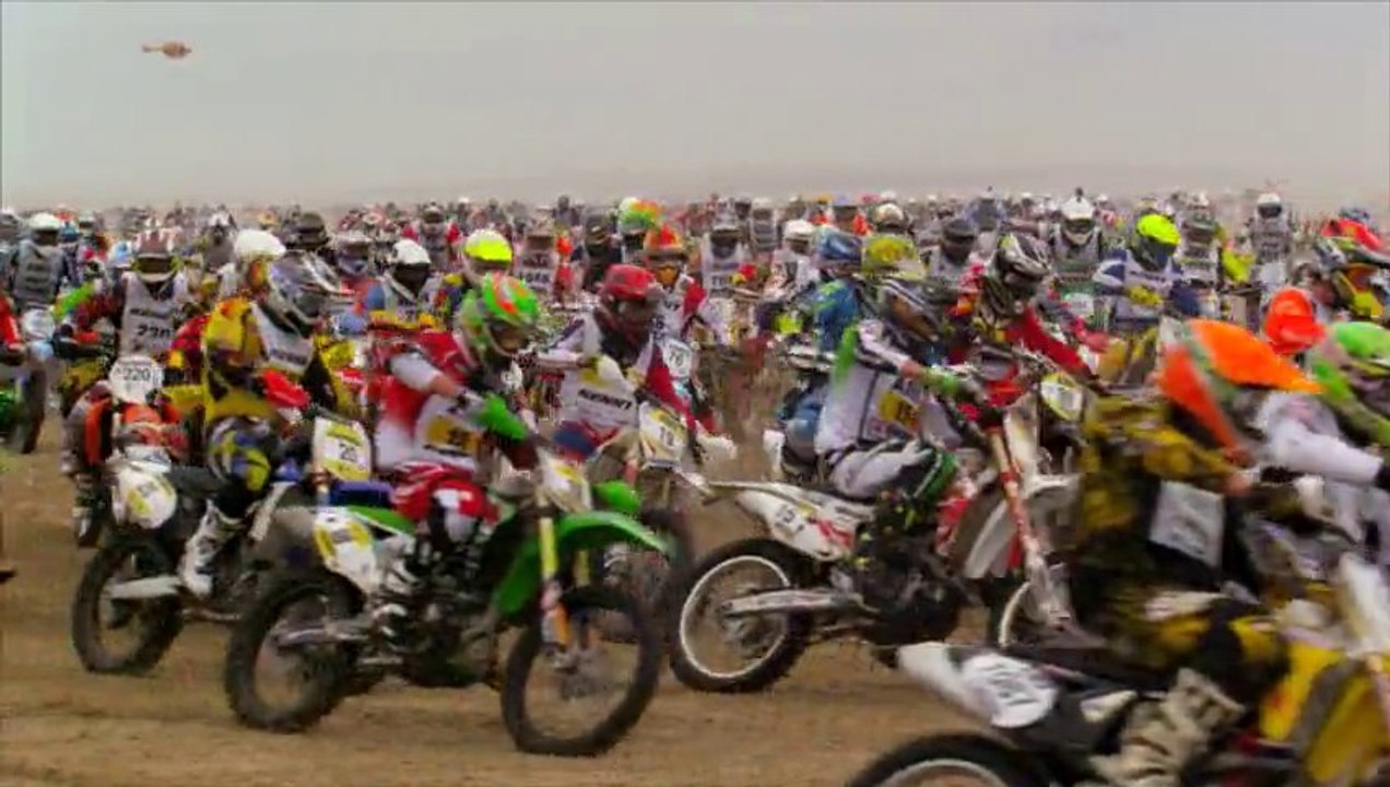 Au coeur du 1er virage - Enduropale 2013