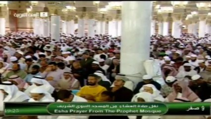 12th December 2013 Madeenah 'Isha led by Sheikh Hudhaify