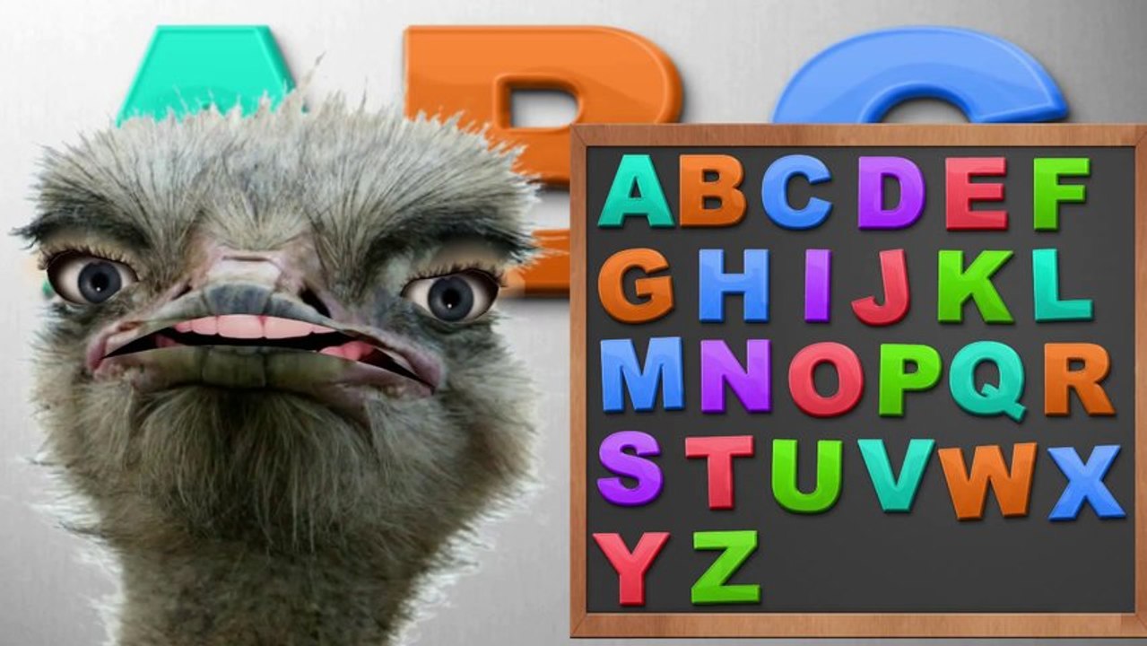 nursery rhymes ABC Song (Ostrich)