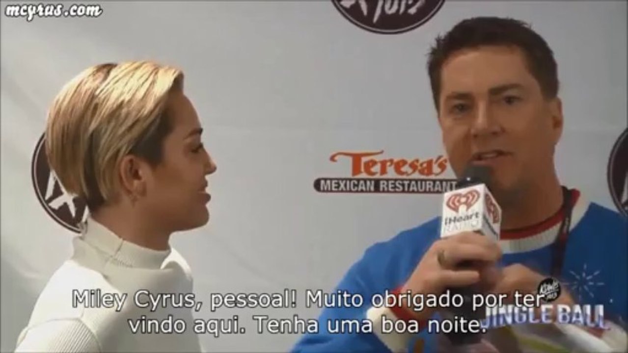 Miley Cyrus Interview KDWB's Jingle Ball December 10th (Legendado)