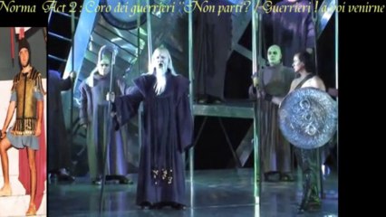 Norma Act 2  Scene 2  : Coro dei guerrieri  ''Non parti? ''  / Oroveso : Guerrieri! a voi venirne.